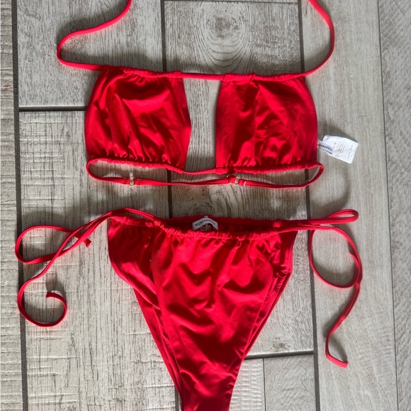 WeWoreWhat Other - WeWoreWhat Red Bikini New